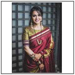 parrot print festive saree