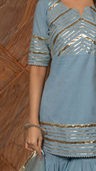 organza dupatta sharara set