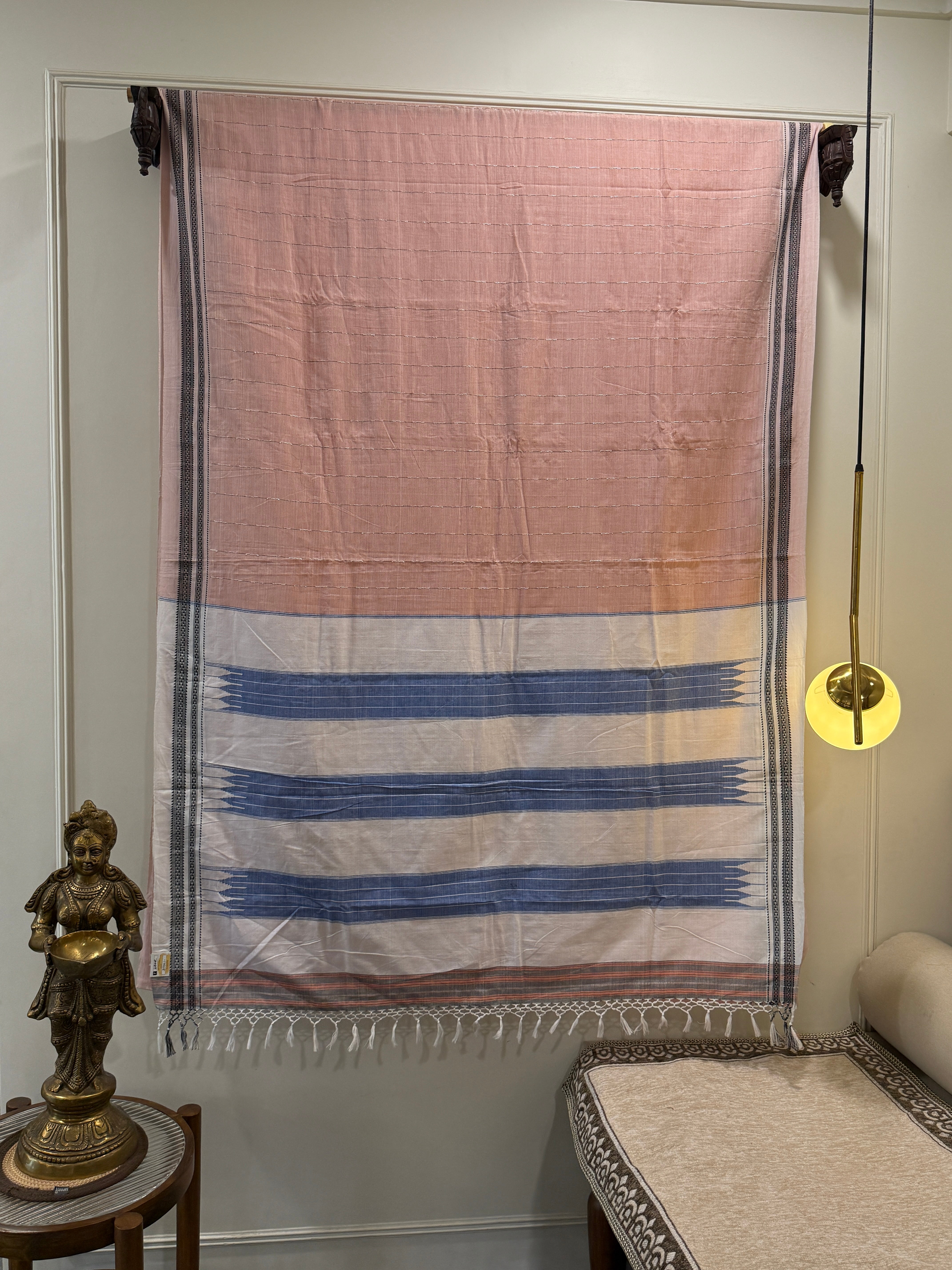 Women's Pure Cotton Handloom Ilkal Saree – Gayatri Border