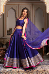 Purple lehenga