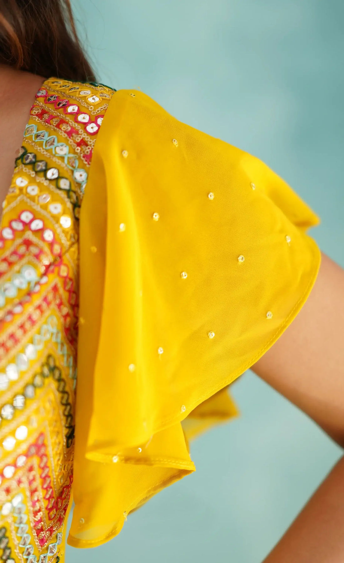sequinned top