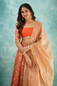 silk lehenga set