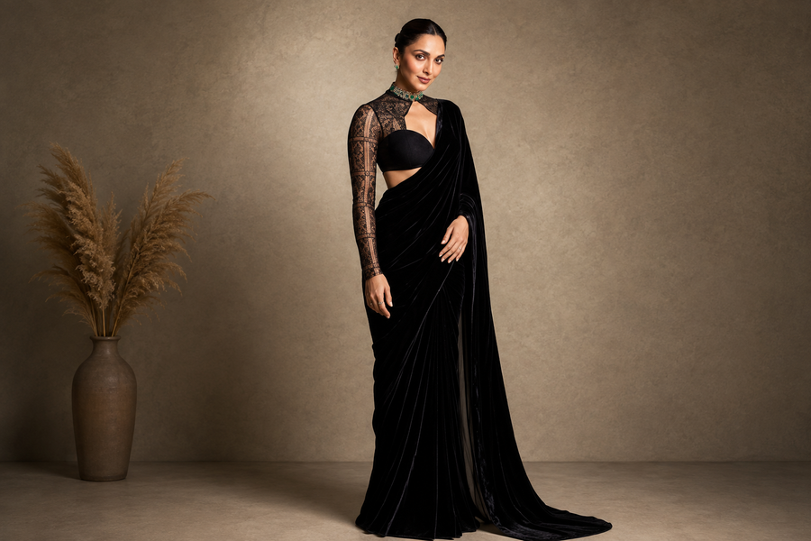 Black Saree