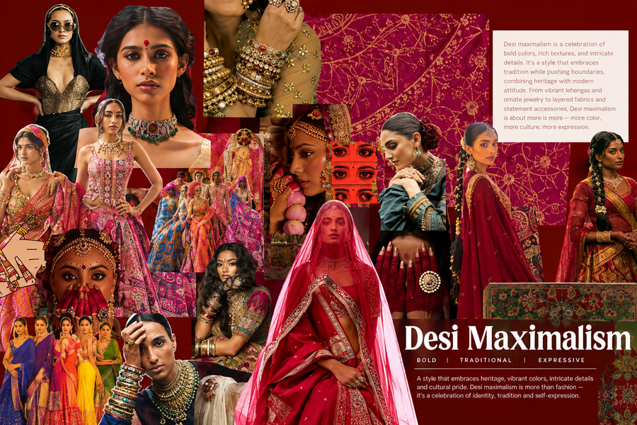 Desi Maximalist Look