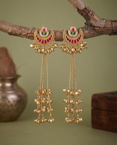 Fariha Premium Kashmiri Brass Lookalike Earrings – By Reet Lifestyle