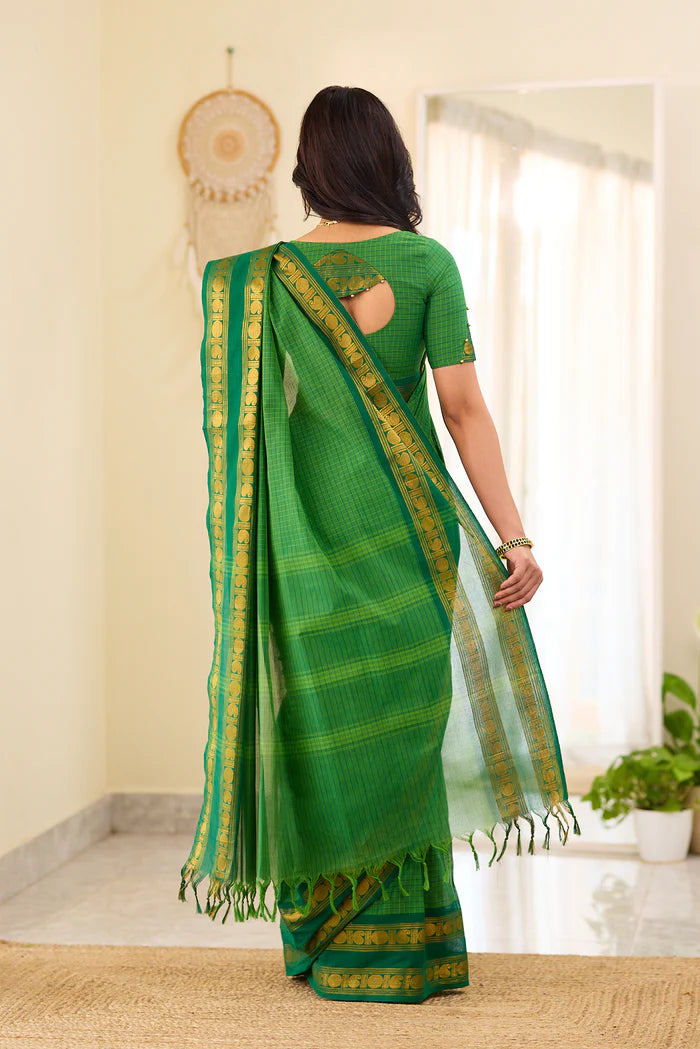 Heritage Kandangi Chettinad Cotton Saree