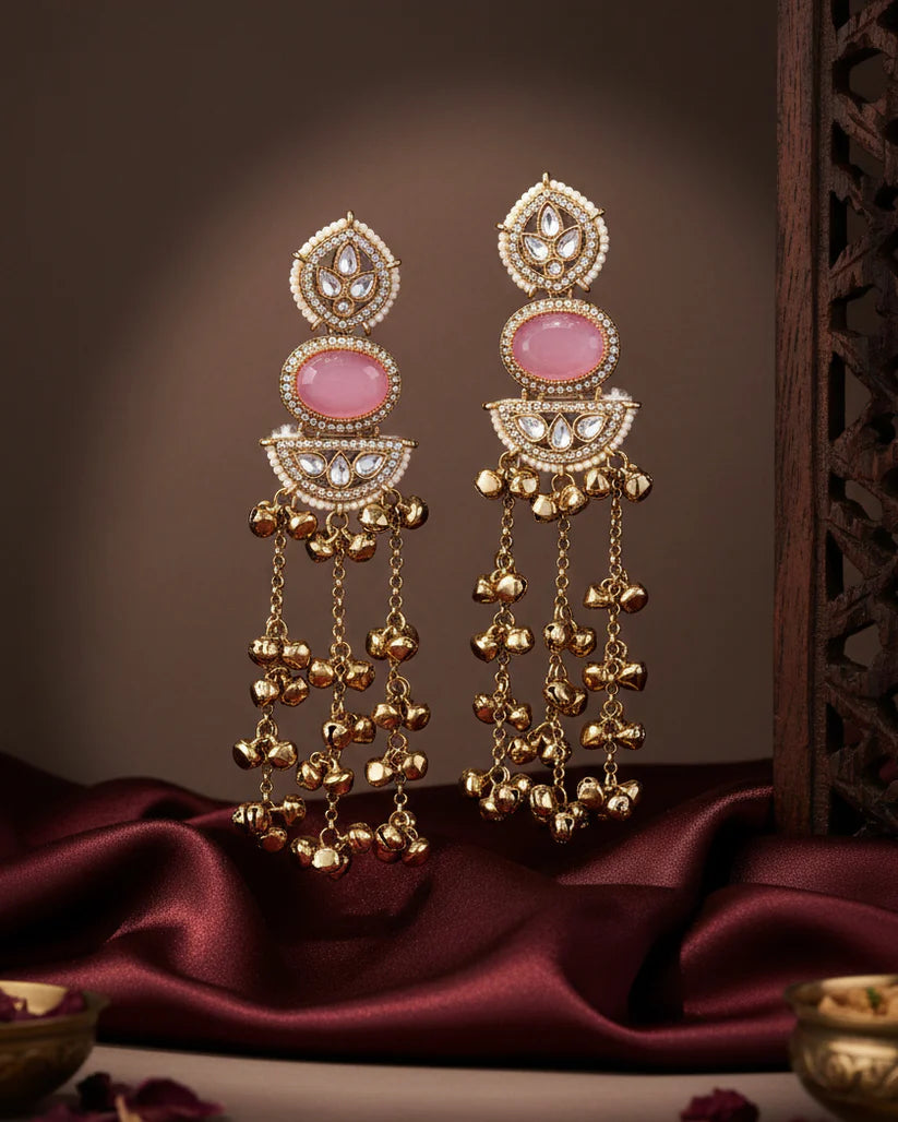 Blush Parv Kashmiri Look Ghunghru Earring – By Reet Lifestyle