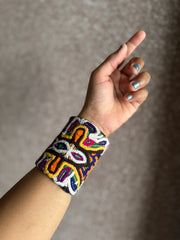 Martha Fabric Bracelet | Handcuff Navratri