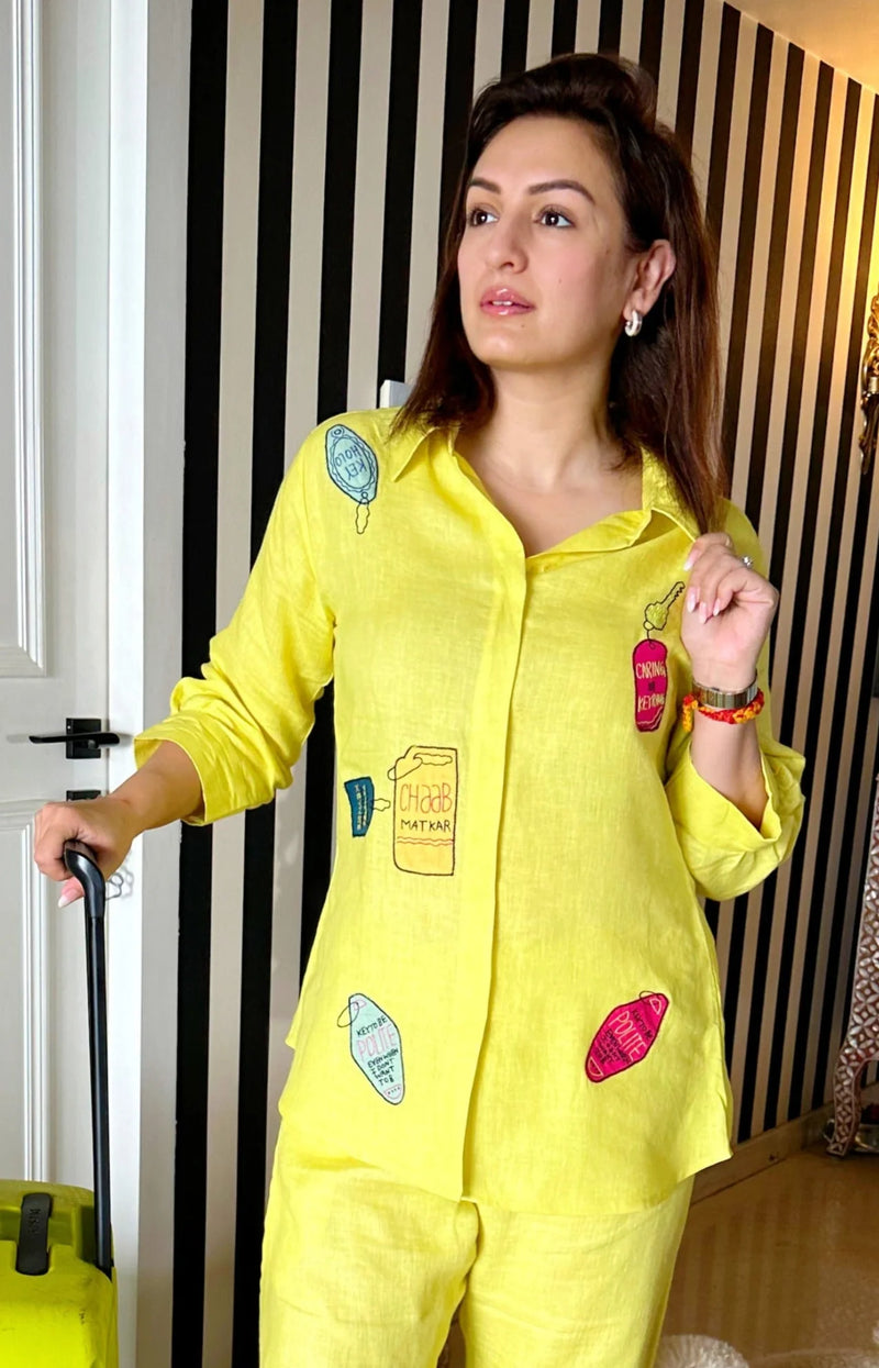 Radiant Yellow Key to Life Coord Set