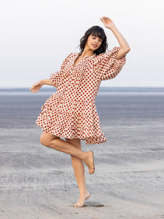cotton midi dress