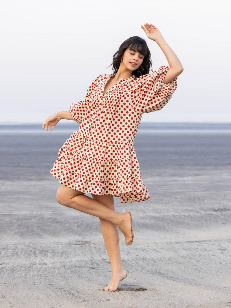 cotton midi dress
