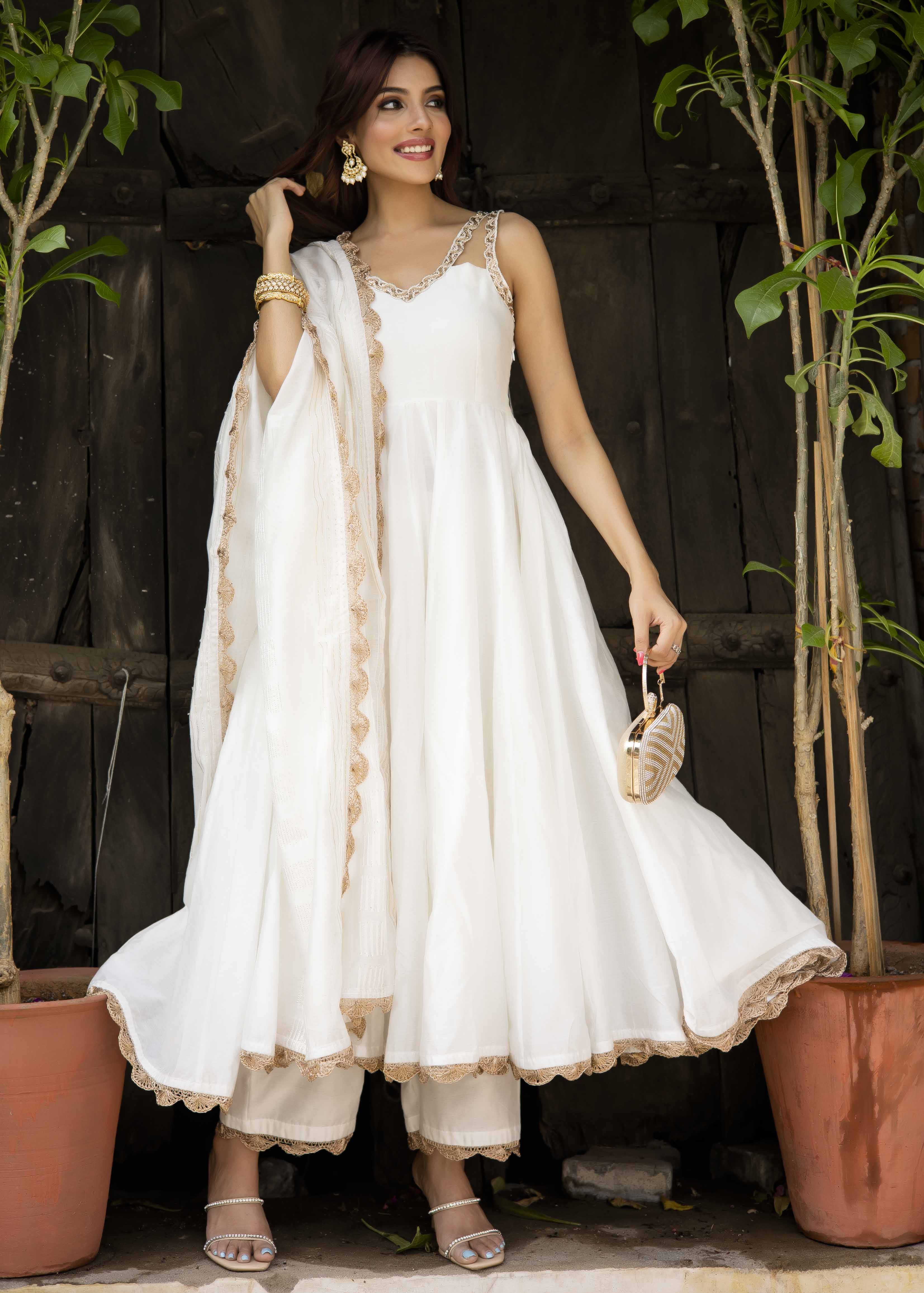 Chandani and Lilac Dream Anarkali Suit Set
