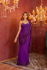 Naaz pre-drape saree