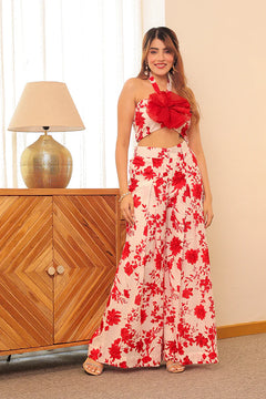 pink co-ord set cotton