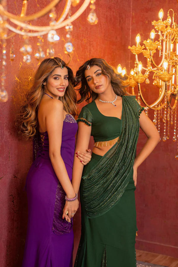 Minaaz Pre Draped Saree