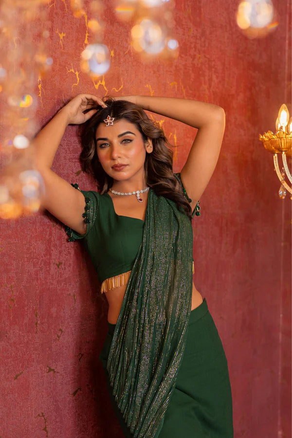 Minaaz Pre Draped Saree