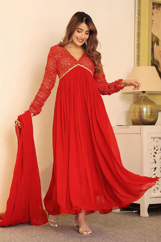 Viscose Georgette Dharvi Alia Cut Set