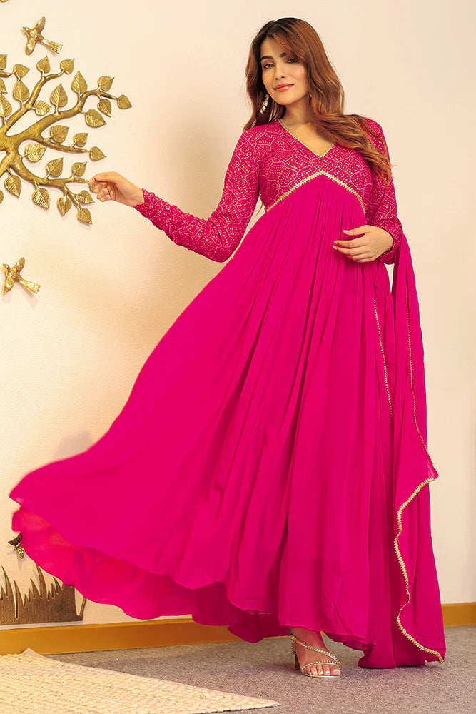 Viscose Georgette Charvi Alia Cut Set