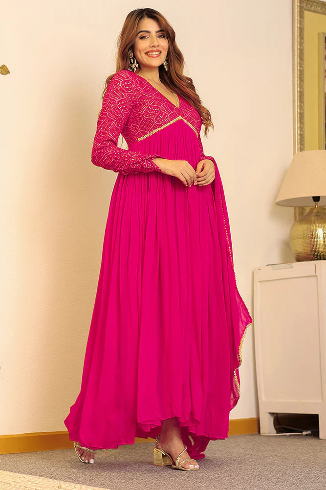 Viscose Georgette Charvi Alia Cut Set