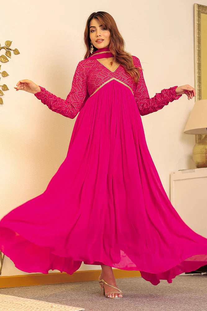 Viscose Georgette Charvi Alia Cut Set