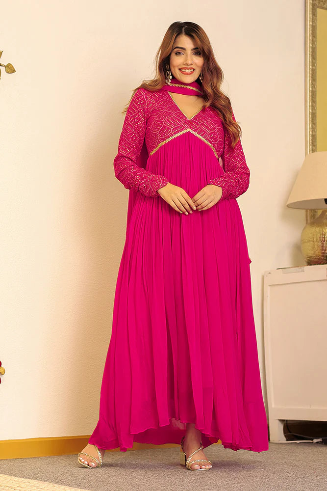 Viscose Georgette Charvi Alia Cut Set