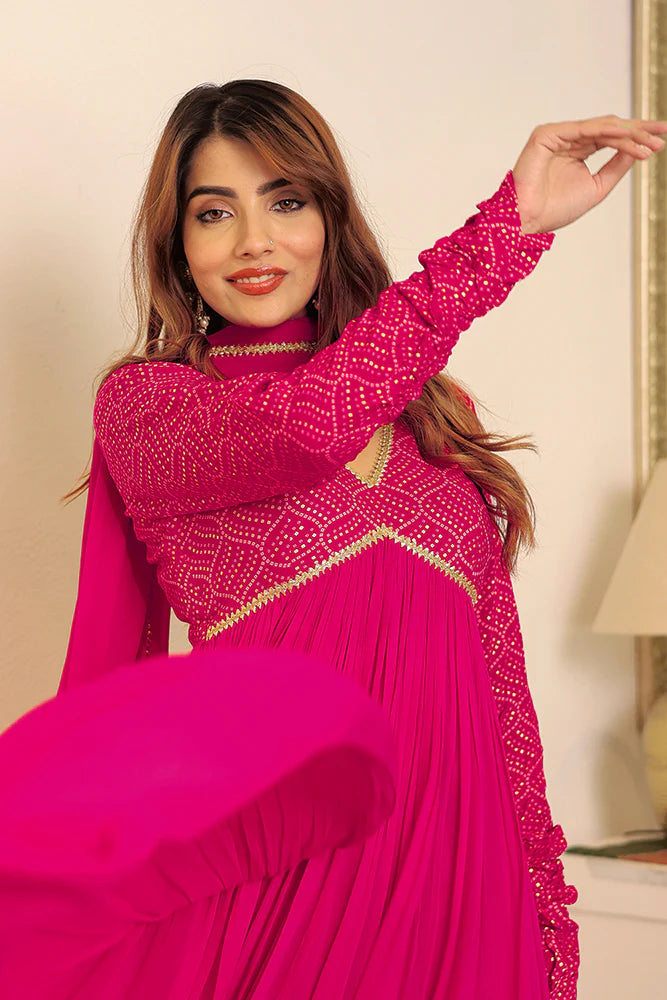 Viscose Georgette Charvi Alia Cut Set