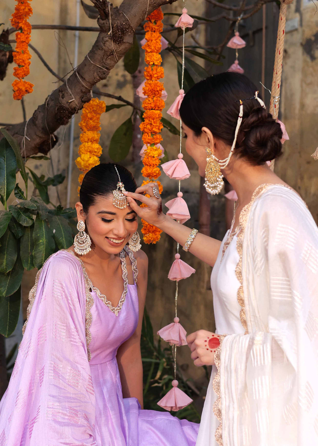 Comfortable Anarkali with cotton pants