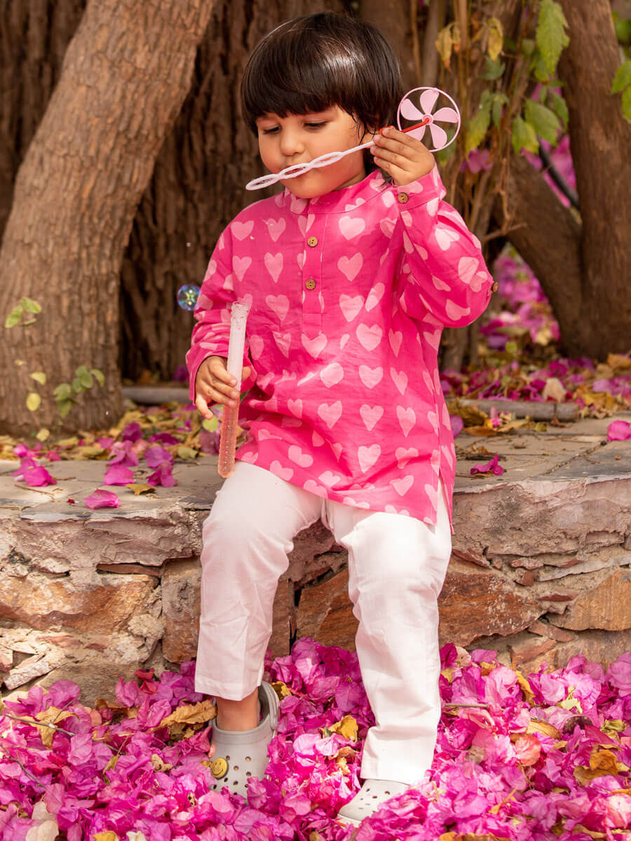 Non-toxic dyes ethnic kids wear