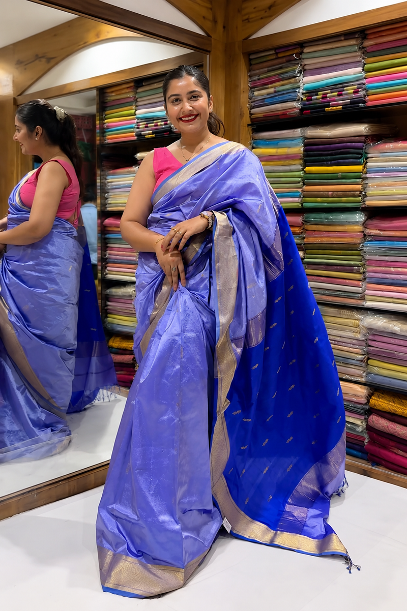Maheshwari Pure Silk Saree