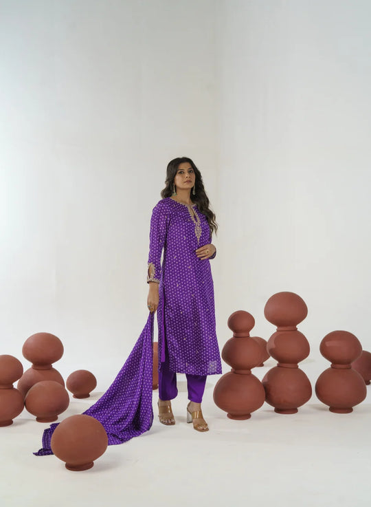 Jamuni Riwaayat Printed Suit Set