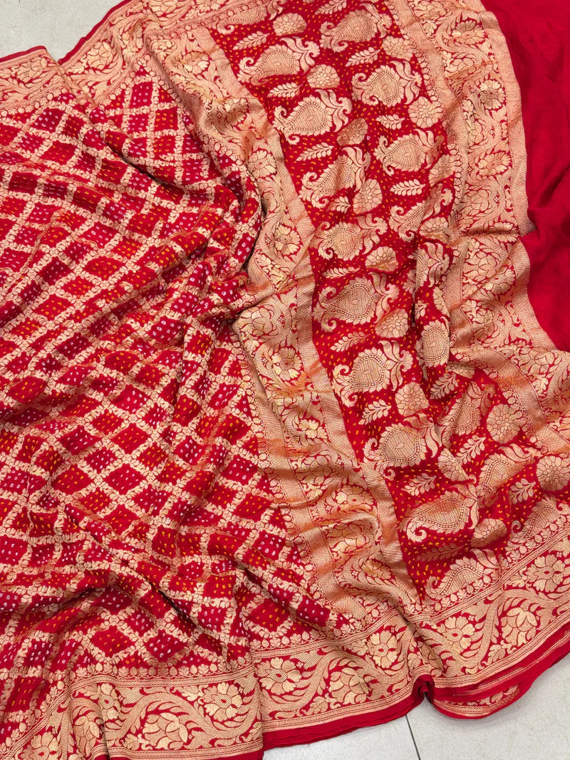 Handwoven Georgette Saree