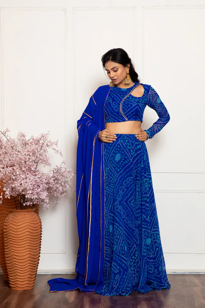 Bandhani Lehenga Set