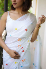 Lightweight cotton office saree