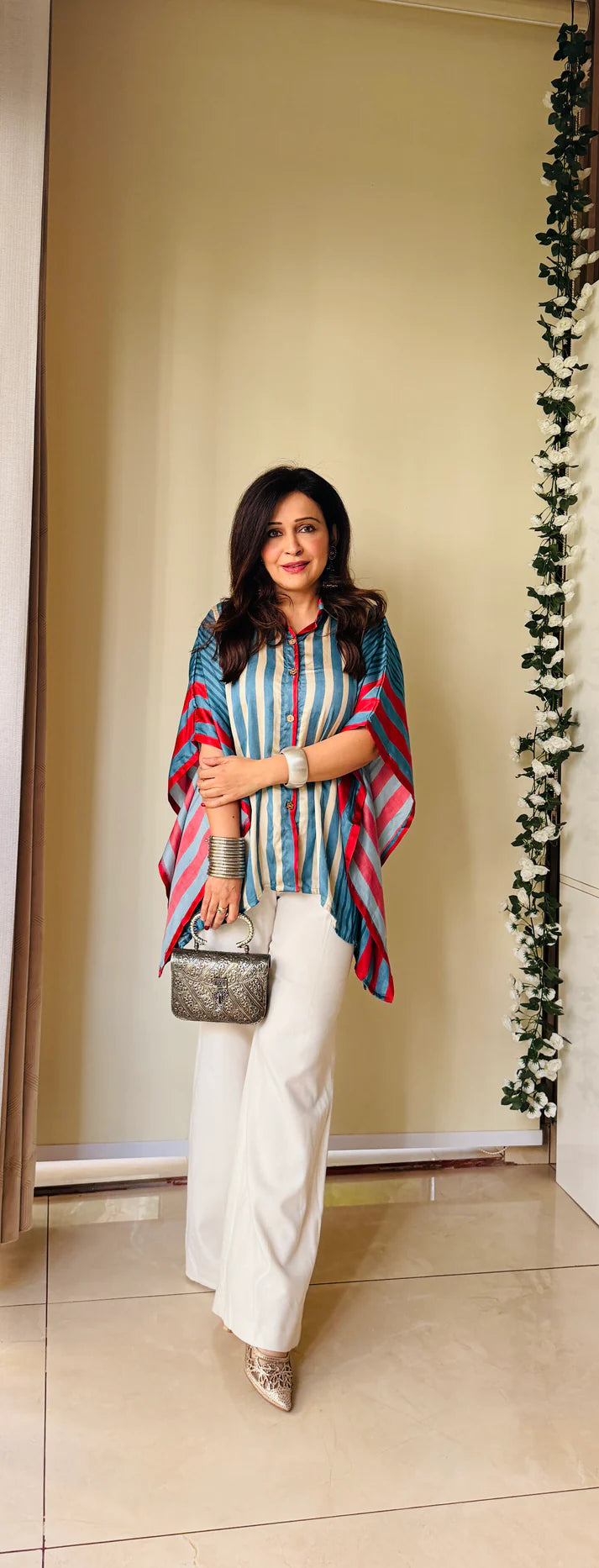 Stripe & Shine Kaftan Top – By Reet Lifestyle