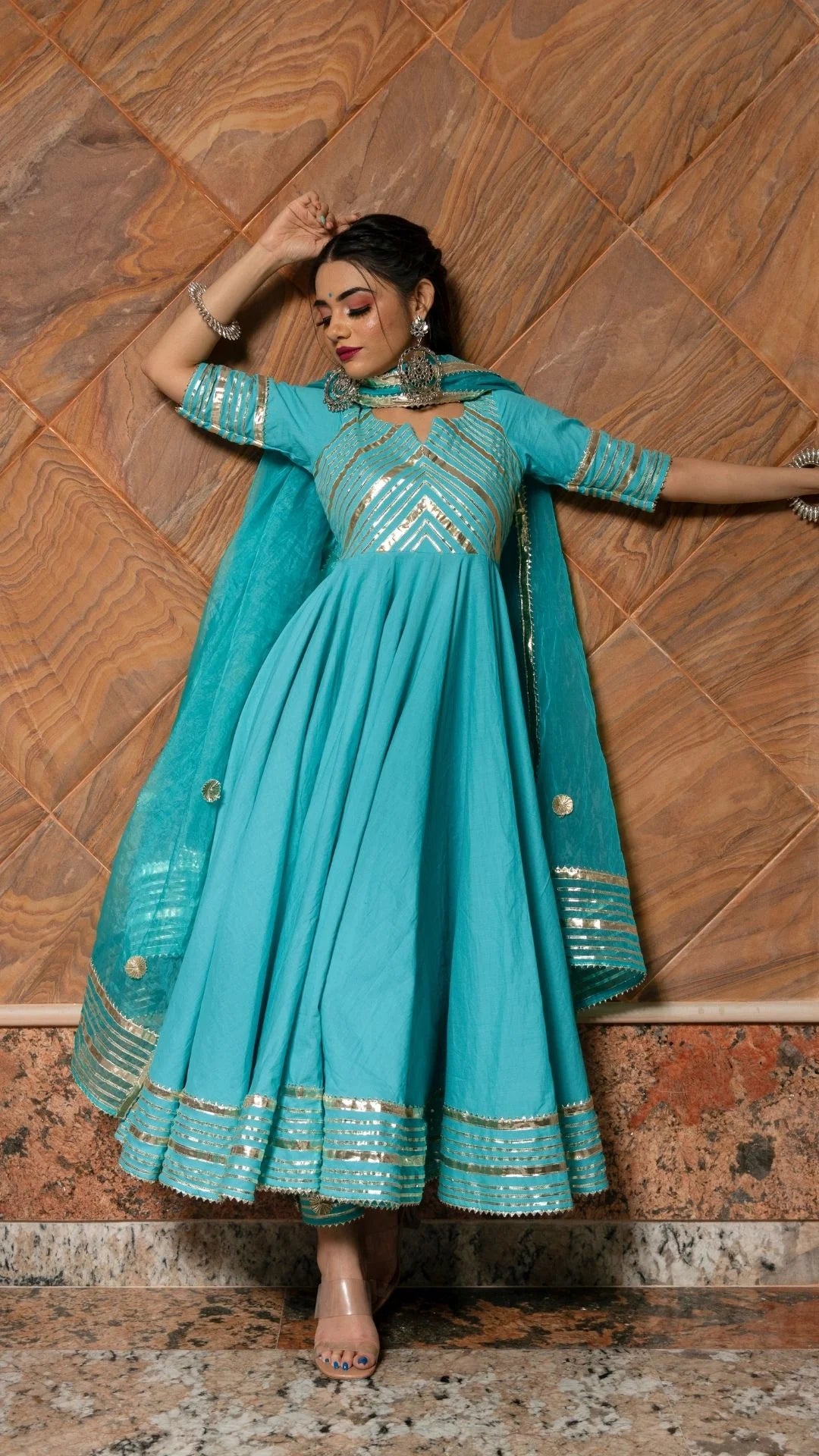 Cotton Anarkali dress