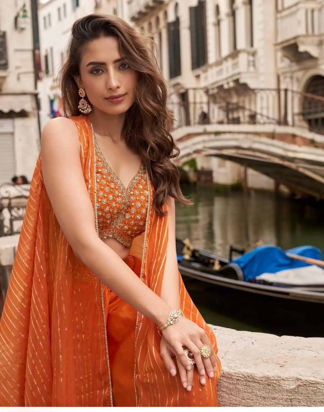 Chinnon Silk Embroidered Western Set