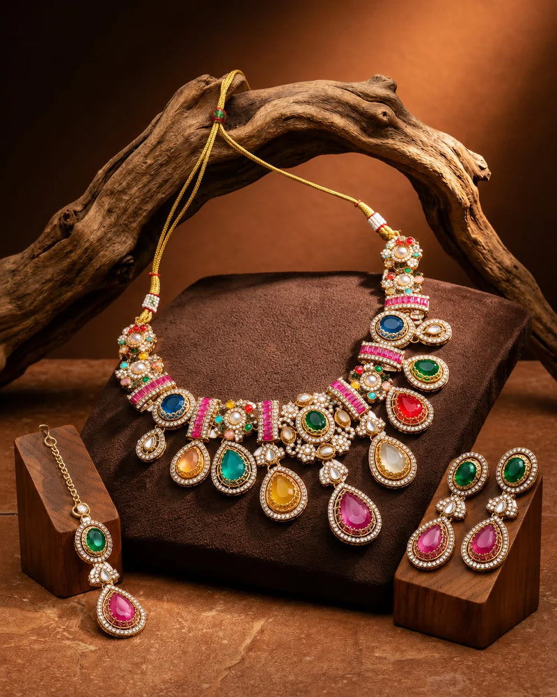 Ruhani Rajmahal Necklace Set