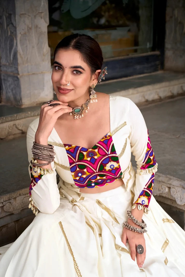 Aarohi Gamthi Mirror Festive Chaniya Choli
