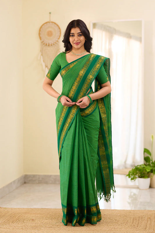Heritage Kandangi Chettinad Cotton Saree