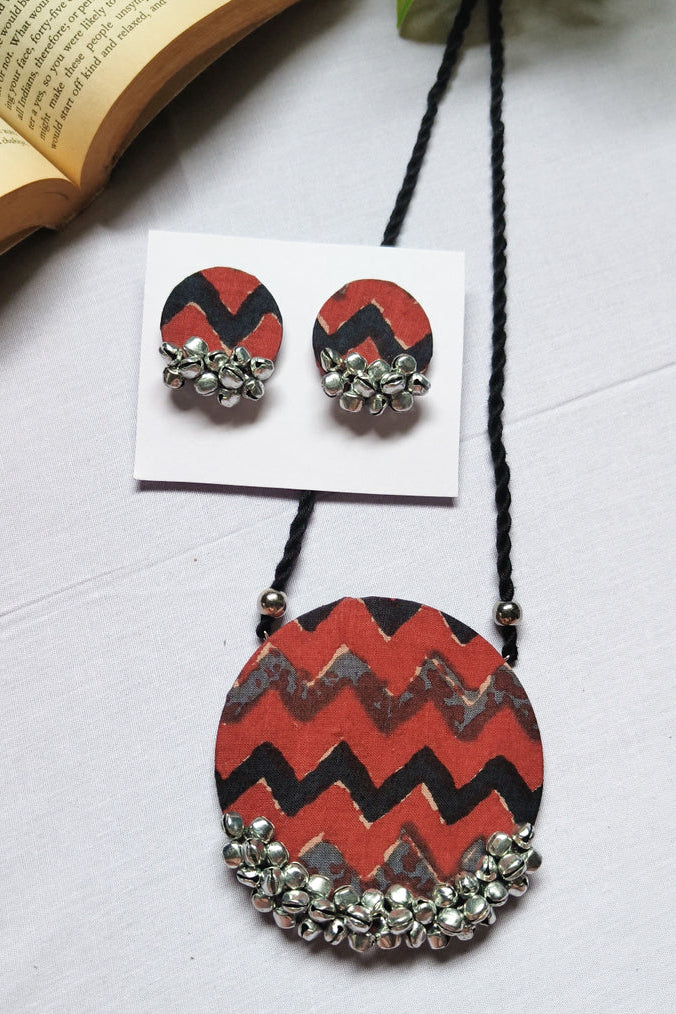 Rajvanya Midnight Ghungroo Necklace Set