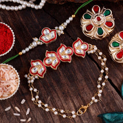 Raksha Bandhan Traditional Bhaiya Bhabhi Combo Set
