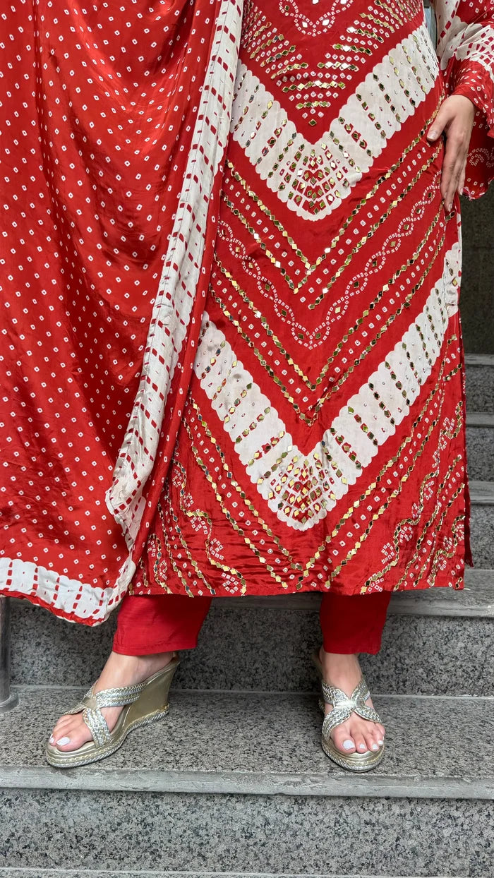 Sindoori Shahi Suit Set