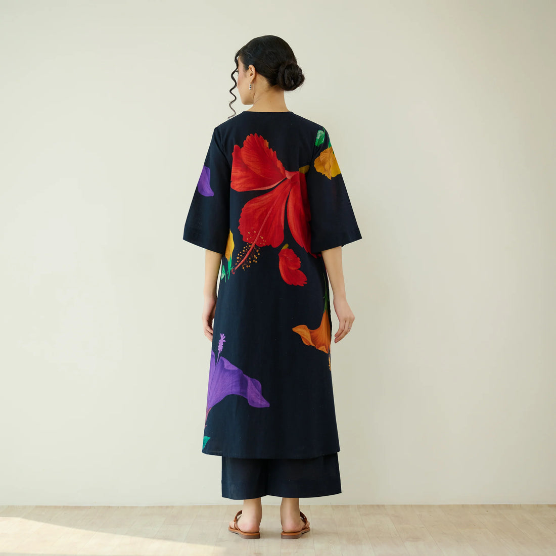 Nazm Floral Cotton Kurta Set