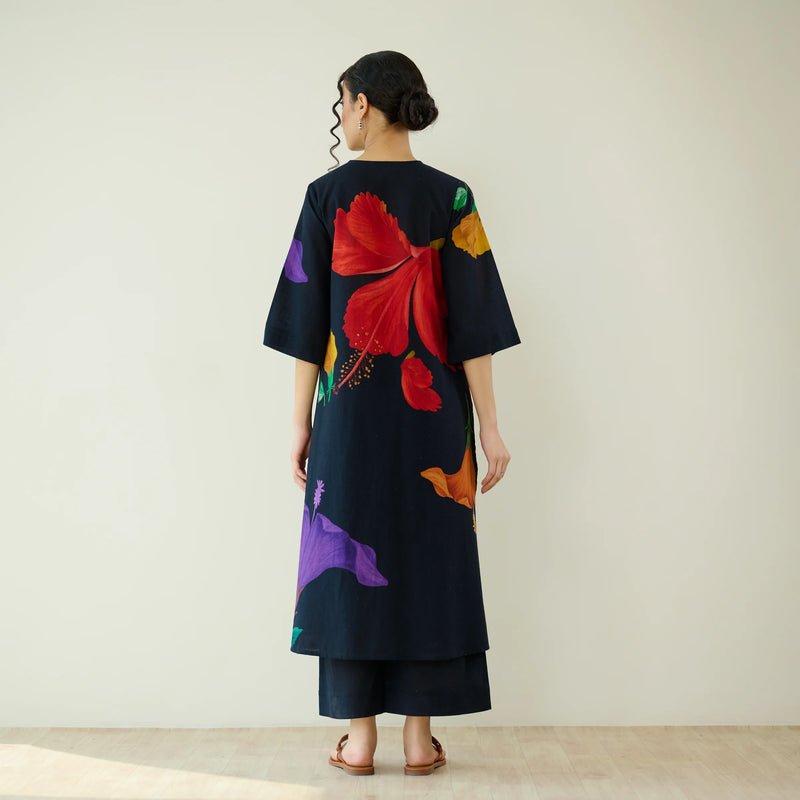 Nazm Floral Cotton Kurta Set