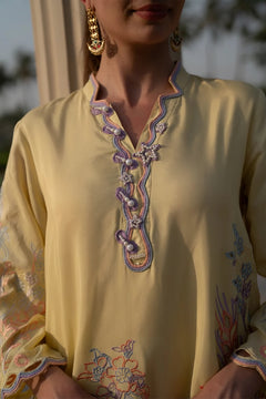 Mehrunissa Floral Cutwork Co-ord Set