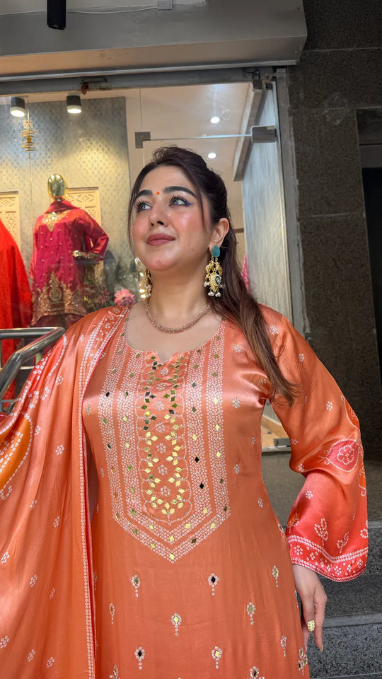 Rangrez Rani Embellished Kurta Set