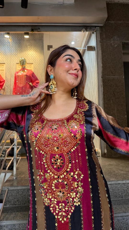 Mehfil Ranggul Embroidered Set