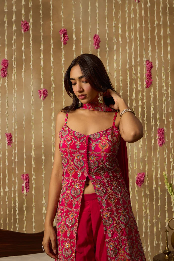Rani Gulbahar Embroidered Palazzo Set