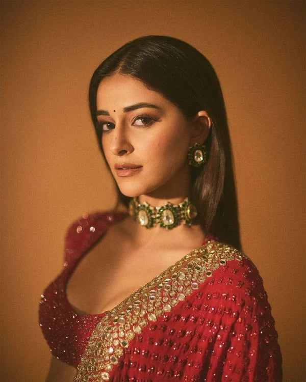 Crimson Maharani Luxe Embellished Saree