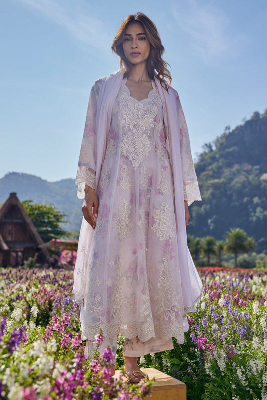 Ishrat Gul Embroidered-Anarkali Set